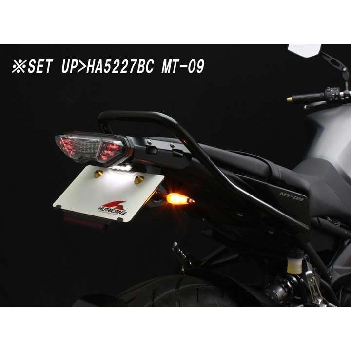 MT-09(14-16RN34J)用 LEDダガーウインカーキット(メッキ×スモーク