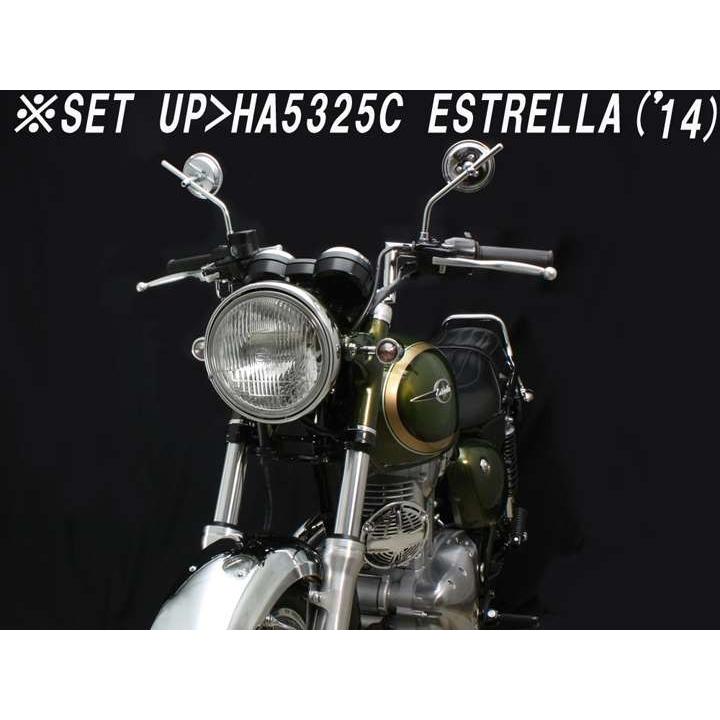 エストレヤ/ESTRELLA(07-13/FI車)用 ミニブレットウインカーキット(オレンジレンズ) ｜ハリケーンの画像