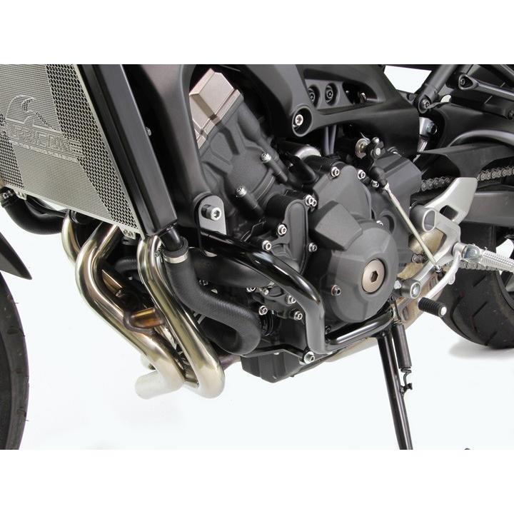 XSR900(16-17/RN46J)用 エンジンガード(ブラック)｜ハリケーン_2