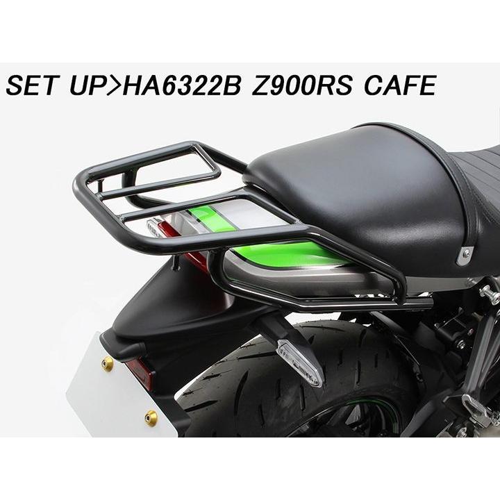 Z900RS/CAFE(18-19/ZR900C)用 リアキャリア(ブラック)｜ハリケーン_1