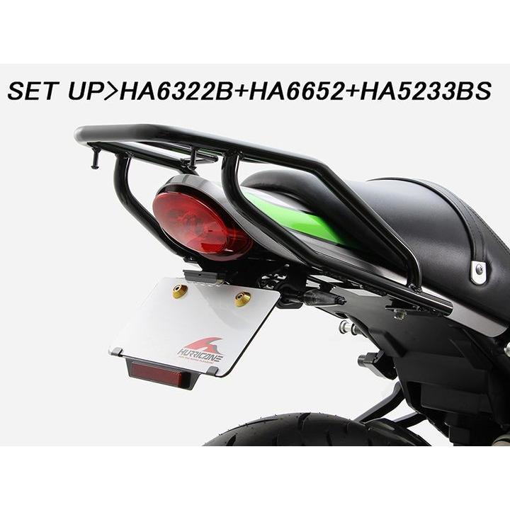Z900RS/CAFE(18-19/ZR900C)用 リアキャリア(ブラック)｜ハリケーン_3