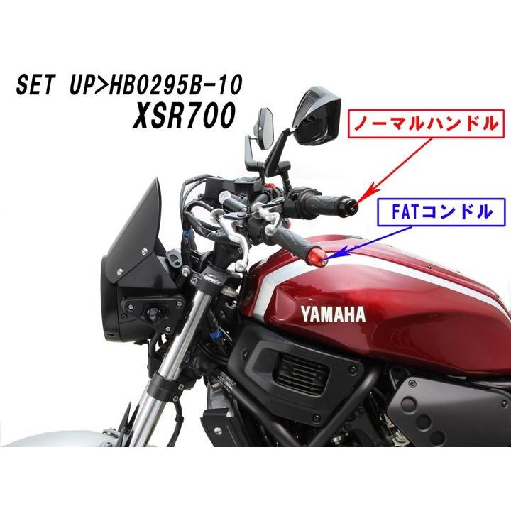 HURRICANE（ハリケーン） MT-09(14-16/RN34J)用 FATコンドルKIT付属