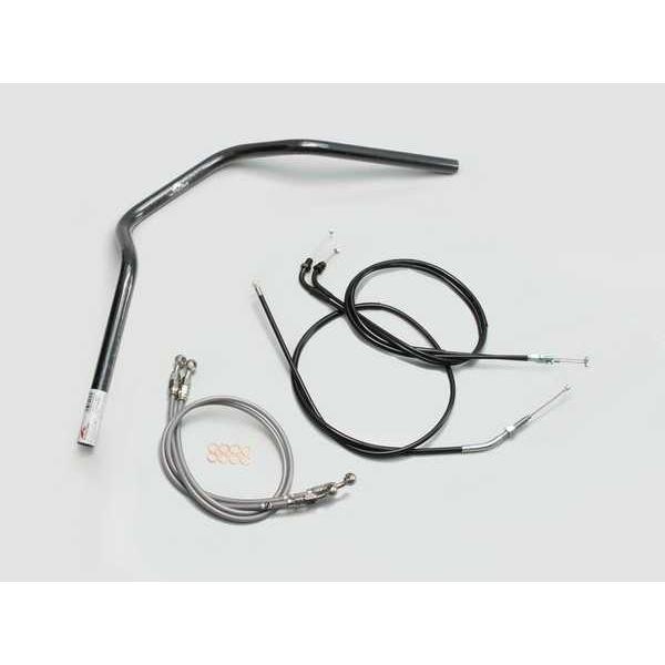 CB400SF-VTEC/2/3(99-07)用 POLICE3型ハンドルSET(ブラック