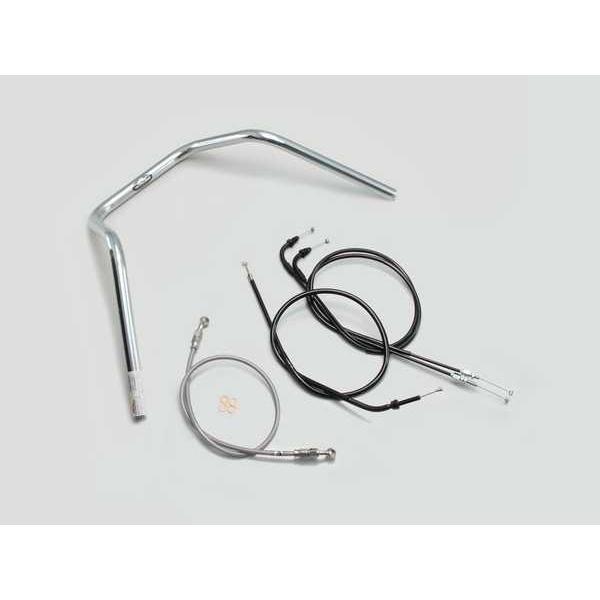 グロム/GROM125(16-17/JC61)用 200アッププルバック3型ハンドルSET