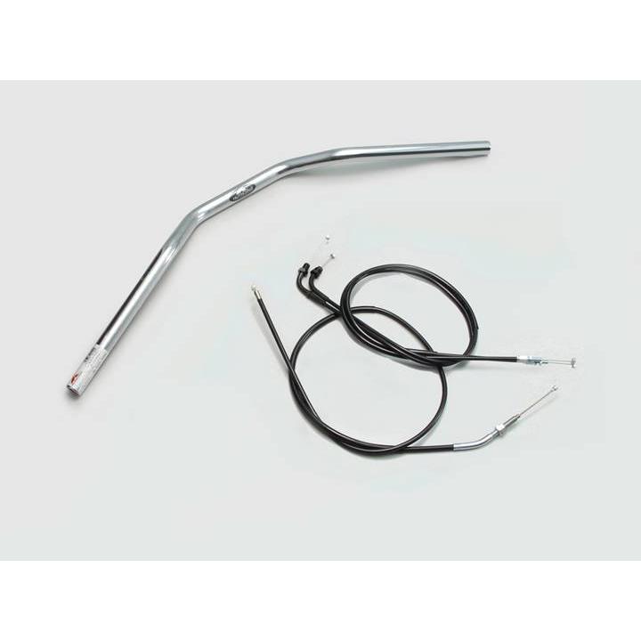 CB400SF-VTEC-Revo(08-13/NC42/ABS車)用スーパーバイクLOWハンドルSET(メッキ)｜ハリケーン