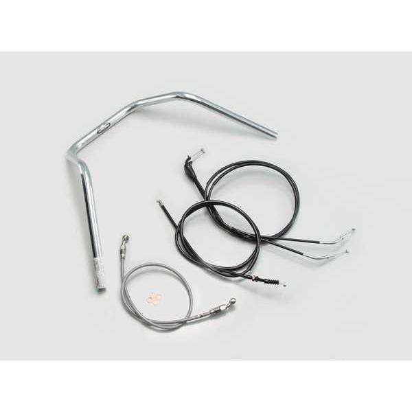 250TR(02-06/BJ250F/キャブ)用 200アッププルバック3型ハンドルSET