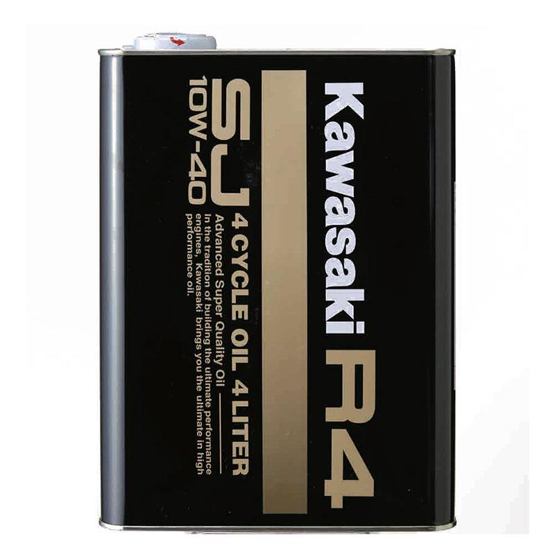 カワサキ純正 エンジンオイル R4（4L＋1L） カワサキ カワサキ純正 エンジンオイル：R4(SJ10W-40/4L