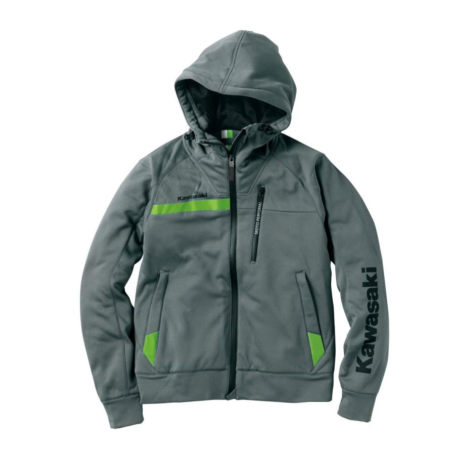 JSB　ジャージ　Mサイズ カワサキ カワサキ純正/2024春夏 ジャージパーカー(グレー/Mサイズ