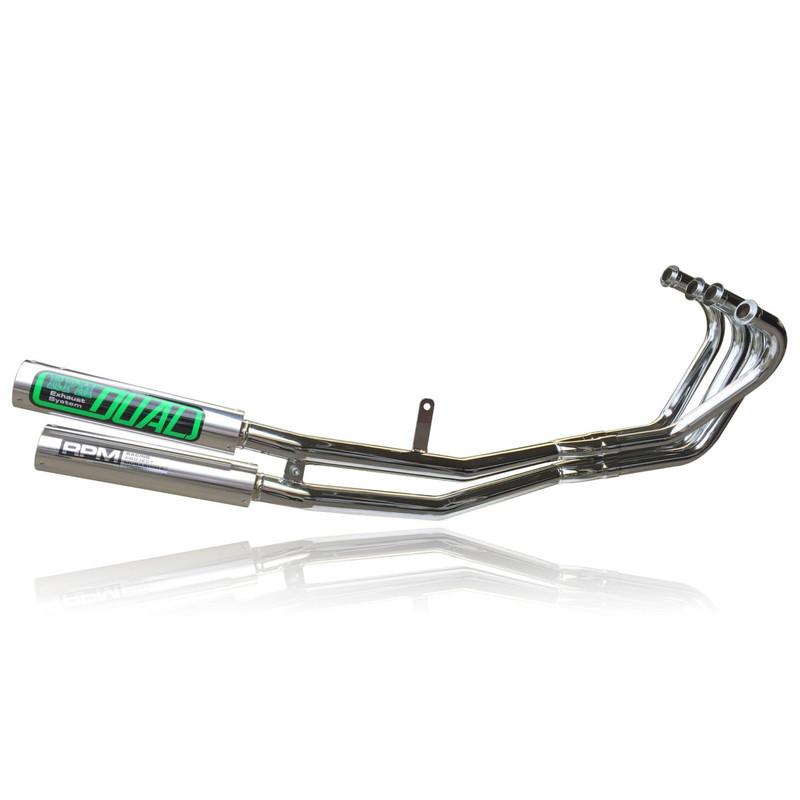 バリオス ZR250A 1型 91-96 RPM Dual フルエキ マフラー RPM バリオス/BALIUS-1(ZR250A/91-96)用 RPM DUAL右2本出し フル
