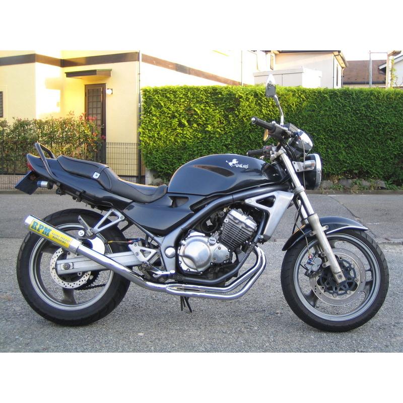 バリオス/BALIUS-1(ZR250A/91-96)用 RPM 4in2in1 フルエキゾースト・マフラー＿アールピーエム