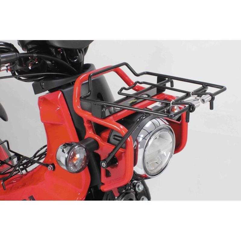 クロスカブ110/CC110(JA45-1000001-)用 フロントキャリア(ブラック塗装)｜タケガワ/武川の画像