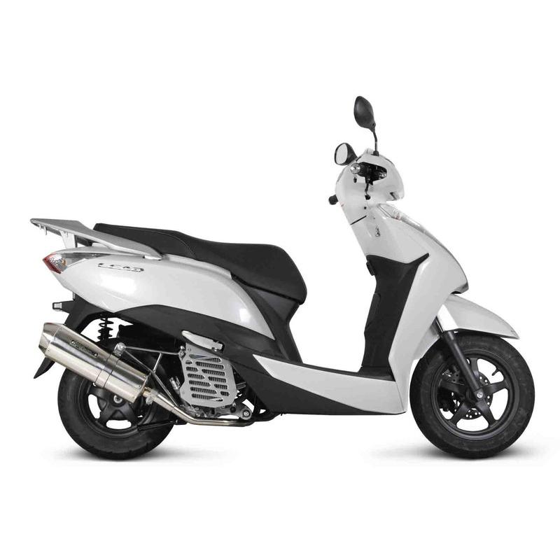 JF45リード125　武川マフラー スペシャルパーツ武川 リード125(JF45)用 コーンオーバルマフラー(政府