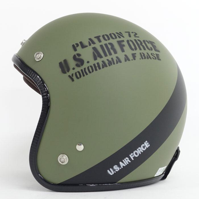 72JAM JET HELMET 72Jam ジェットヘルメット 3-889 アーミーカラー