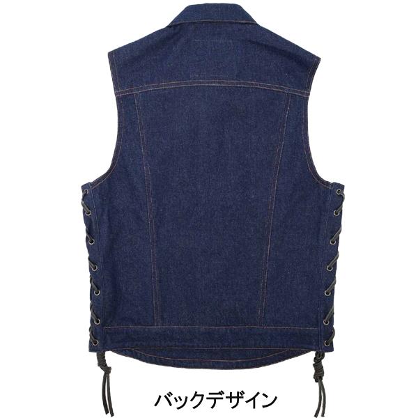 カドヤ KADOYA カドヤ K'S PRODUCT バイカーデニムベスト3 カドヤ KADOYA カドヤ K'S PRODUCT バイカーデニムベスト3
