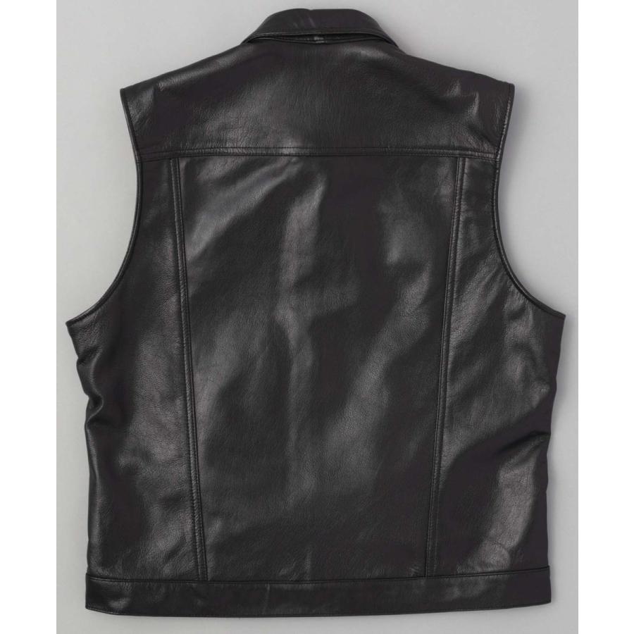 カドヤ（KADOYA） レザーベスト DT LEATHER VEST No.0520 3L・4Lサイズ