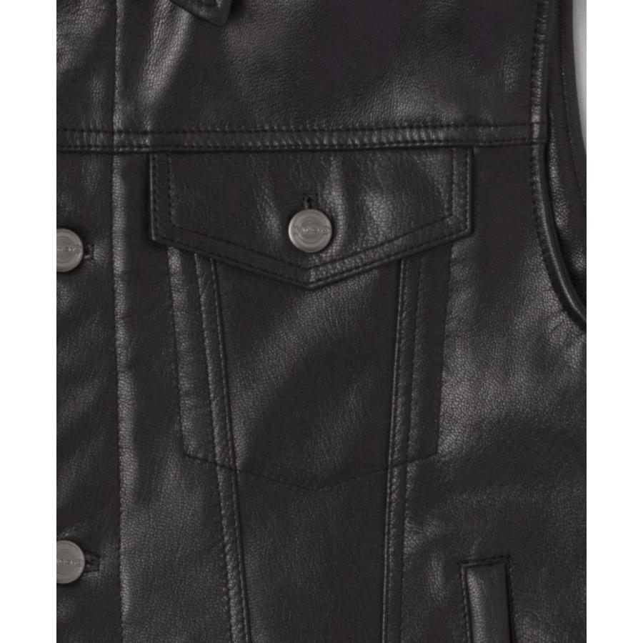 カドヤ（KADOYA） レザーベスト DT LEATHER VEST No.0520 3L・4Lサイズ