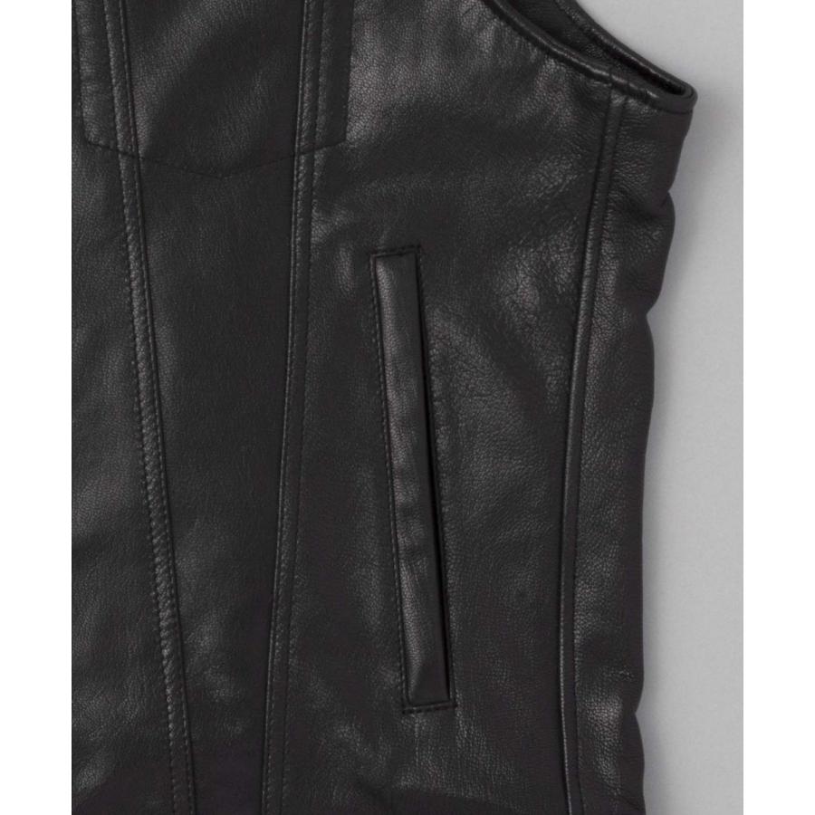 カドヤ（KADOYA） レザーベスト DT LEATHER VEST No.0520 3L・4Lサイズ