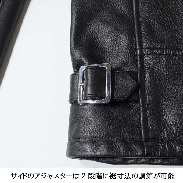 のアイテムをご購入 KADOYA 　カドヤ　K´S LEATHER & K´S PRODUCT　EURUS　No.1636　シングルライダース　通年モデル　3L　4L　5L　牛革　ブラック　正規品