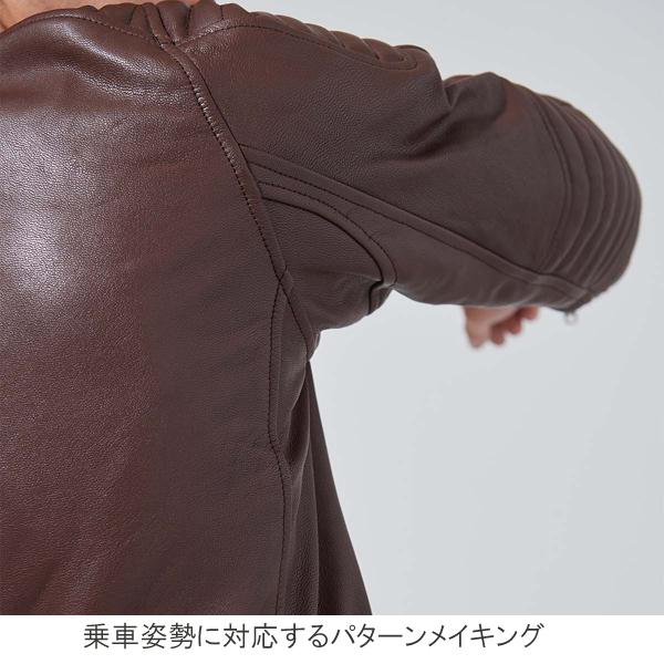 KADOYA タックロールライダースジャケット 革ジャン FENNEL-2 フェンネル-2 No.1656  K’S LEATHER ゴートスキン メーカー正規販売店の画像