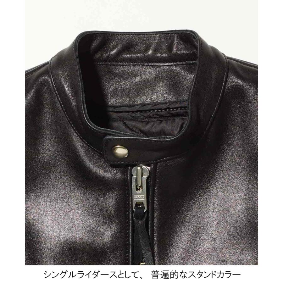 【最終値引5/26】カドヤリミテッドプロダクション シングルライダースジャケット 最終値引5/26】カドヤリミテッドプロダクション シングル