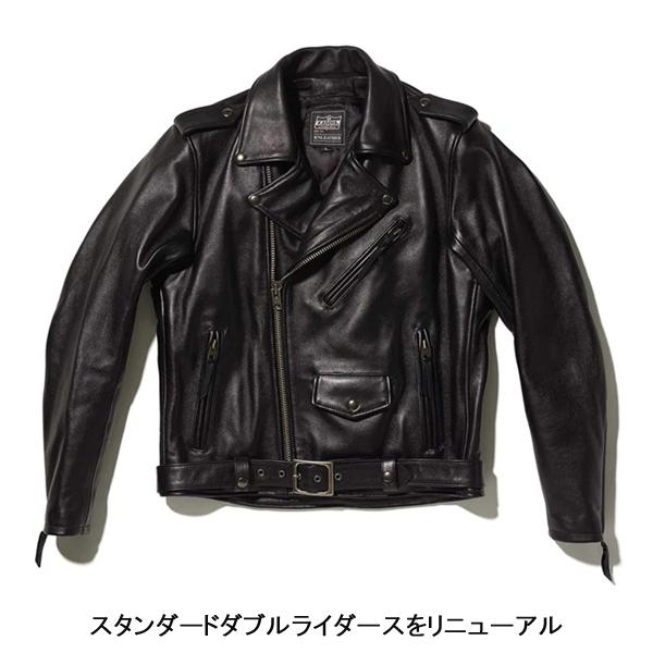 メンズ KADOYA K'S LEATHER ダブルライダースジャケット 3L