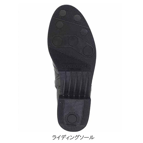 KADOYA　カドヤ　G2-RD BOOTS　No.4012　サイドファスナーブーツ　レース　ツーリング　ブラック　牛革　正規品｜moto-town｜08