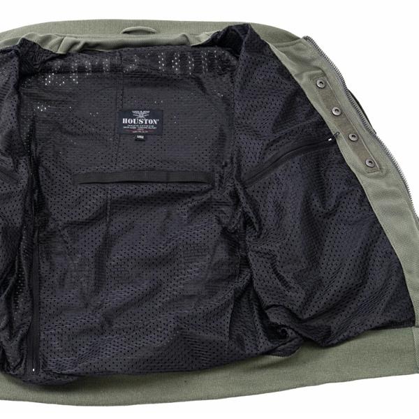 HOUSTON（ヒューストン） 2026春・夏新商品 HTVA-2611S MA-1 MESH M/C
