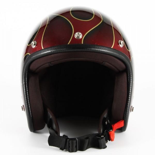 72Jam ジェットヘルメット JCPシリーズ JCP-41 FLAMES レッド 57-60