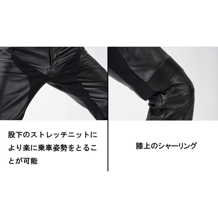 クシタニ　KUSHITANI K-1065 FEEDER PANTS フィーダーパンツ　M 本革 レザーパンツ ブーツアウト バイク用品｜KUSHITANI JAPAN