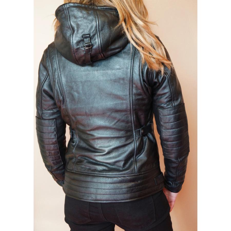 KADOYA　カドヤ革ジャン　カドヤレザージャケット　レディース　KL-HOODED　No.1165　K’S LEATHER　カドヤライダース