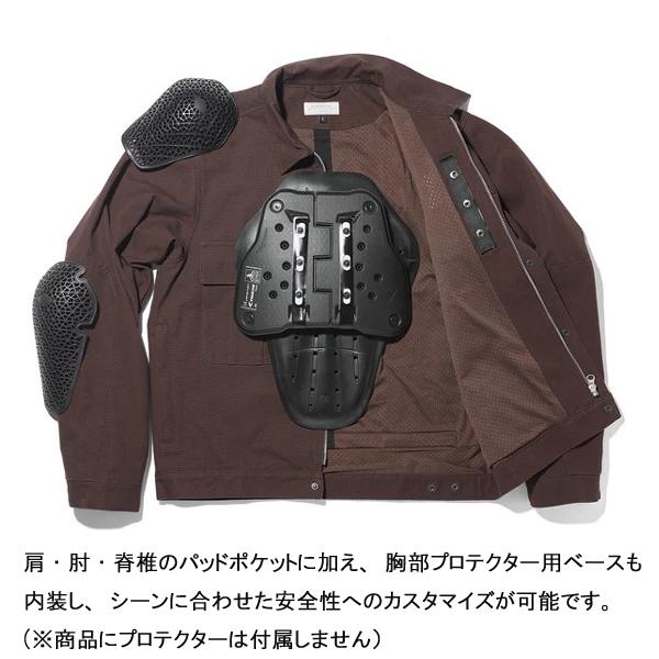 KADOYA バイクジャケット★メンズLサイズ 春夏用【美品】 カドヤ（KADOYA） K'S LEATHER & K'S PRODUCT LIBERTY JACKET No.6615