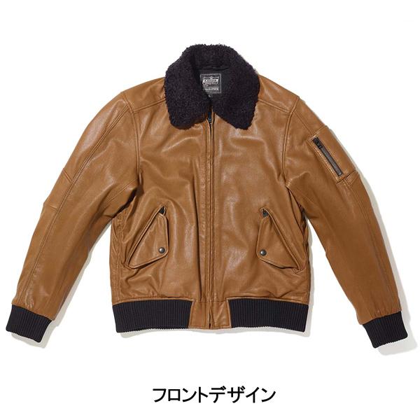 KADOYA 　カドヤ　K'S LEATHER　MAVERICK 　No.1633　3L・4Lサイズ　ボマージャケット　2022-23秋・冬　シングルレザージャケット　山羊革　防風・防寒　　｜moto-town｜05