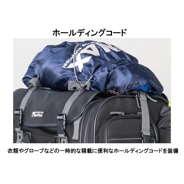TANAX タナックス MOTOFIZZ モトフィズ ミドルフィールドシートバッグ MFK-233 ツーリング マップル対応 29〜40L バイクの画像