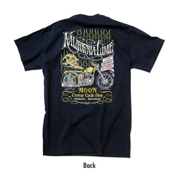 MOONEYES　ムーンアイズ　MCCS Kalifornia Lime Tシャツ　MQT168BK　メンズトップス　バイク　※1点まで郵パケット発送可｜moto-town｜02