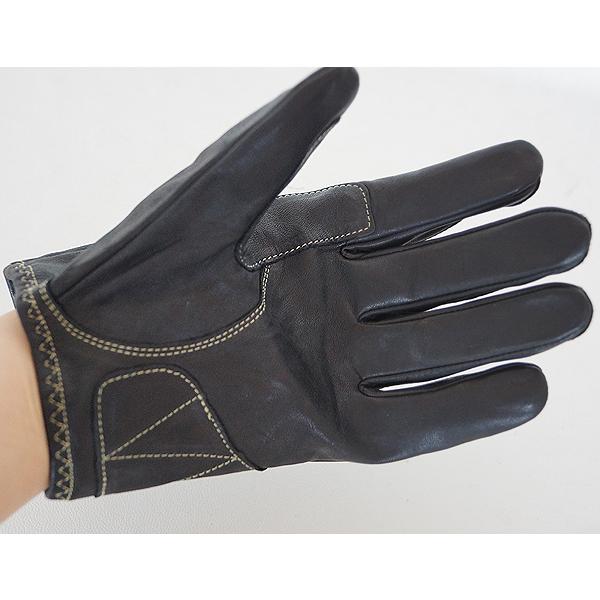 【希少、新品未使用品】elsolitario レザーグローブ　Sサイズ 谷尾商会 TANIO T`s RIDERS GEAR TSG-01シリーズ レザーグローブ 牛革