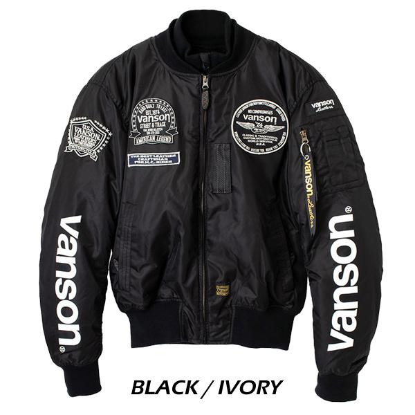 Vanson バンソン 2022-23秋・冬新商品 TVS2207W MA-1 JACKET 