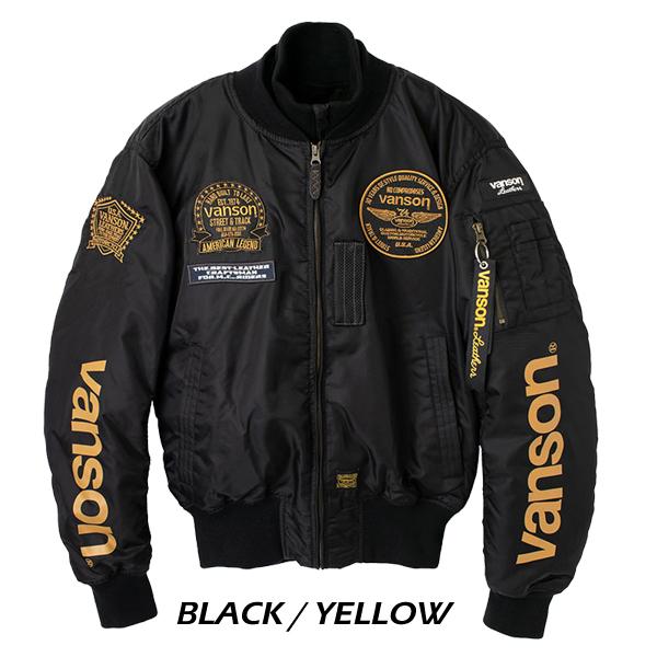 Vanson バンソン 2022-23秋・冬新商品 TVS2207W MA-1 JACKET 