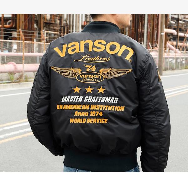 Vanson　バンソン　2023・24秋・冬新商品　TVS2307W　MA-1ジャケット　バイク　プロテクター・着脱式ネックウォーマー標準装備　防風・防寒　国内正規品｜moto-town｜18