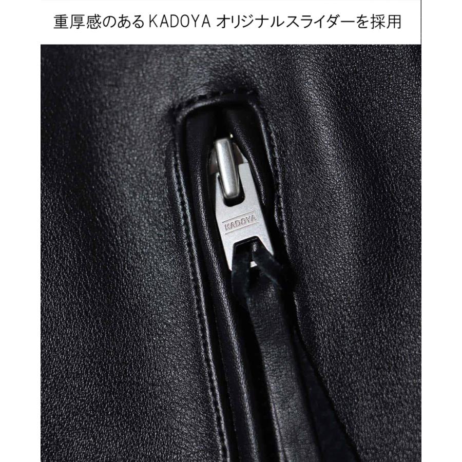 カドヤ（KADOYA） 襟付きシングルライダース VNS-4 3Lサイズ No.1531