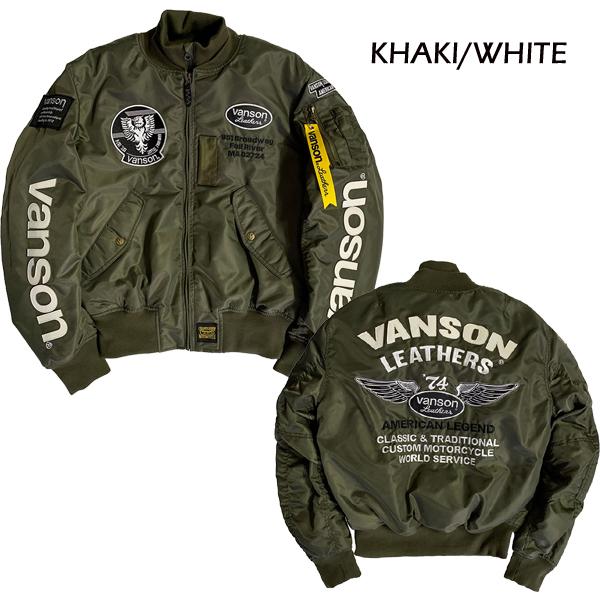 Vanson バンソン 2021-22秋・冬新商品 VS21103W MA-1 JACKET