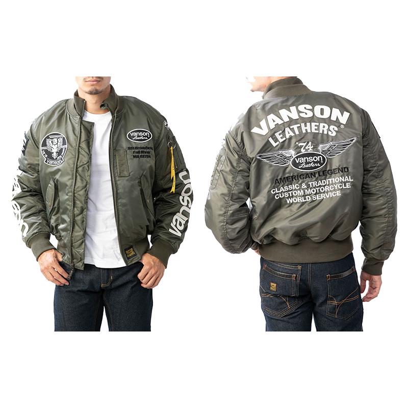 Vanson バンソン 2021-22秋・冬新商品 VS21103W MA-1 JACKET