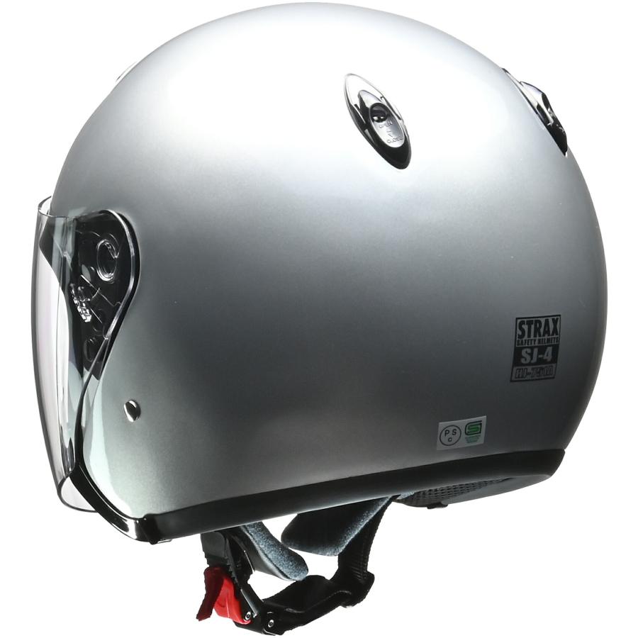 ヤールーヘルメット シルバー ZK-400 ジェットヘルメット（シルバー