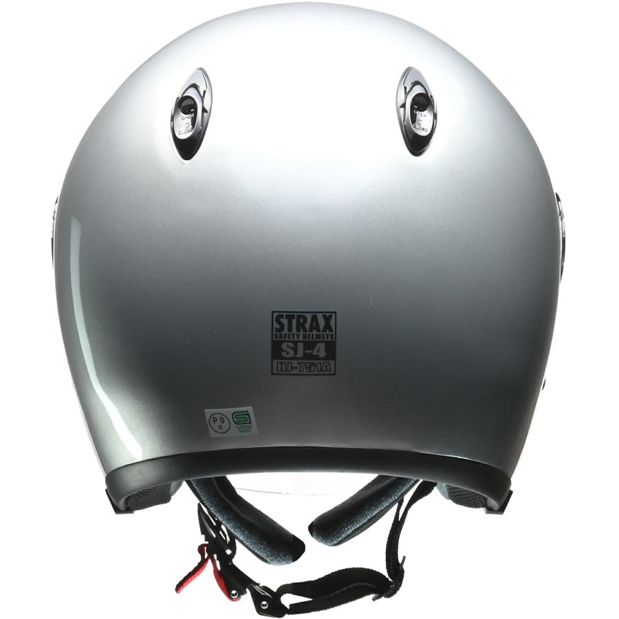 リード工業 LEAD バイク用 ジェット ヘルメット STRAX SJ-4 シルバー