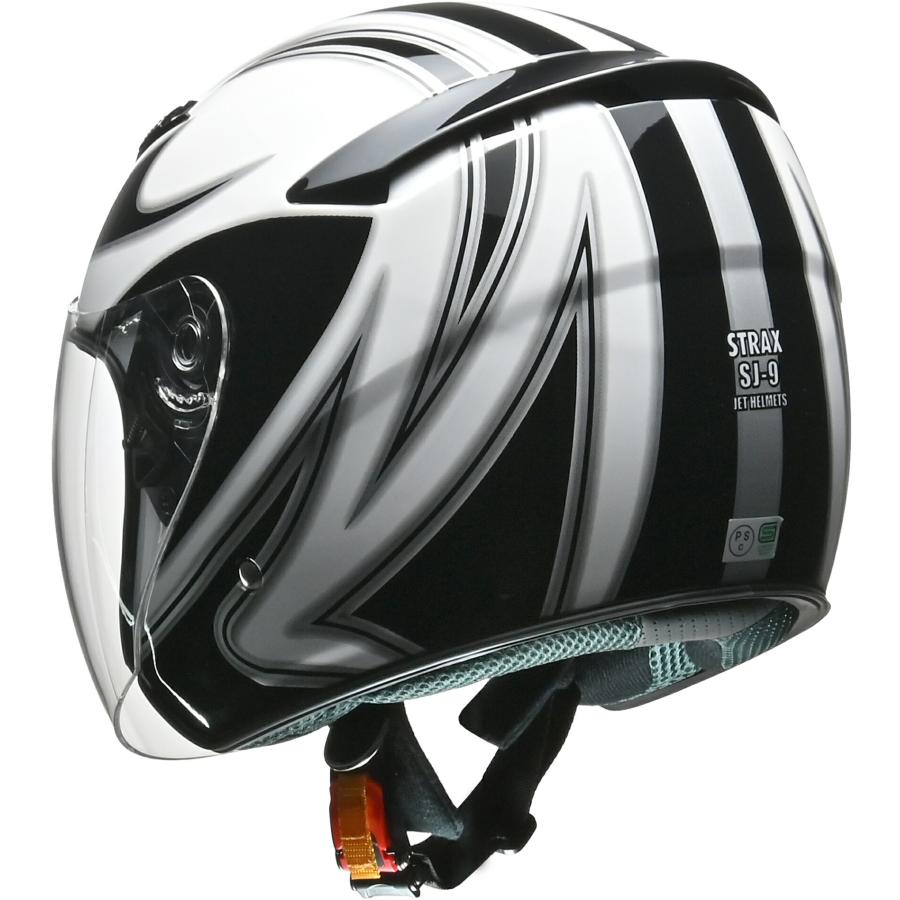 リード工業 LEAD バイク用 ジェット ヘルメット STRAX SJ-9 ホワイト