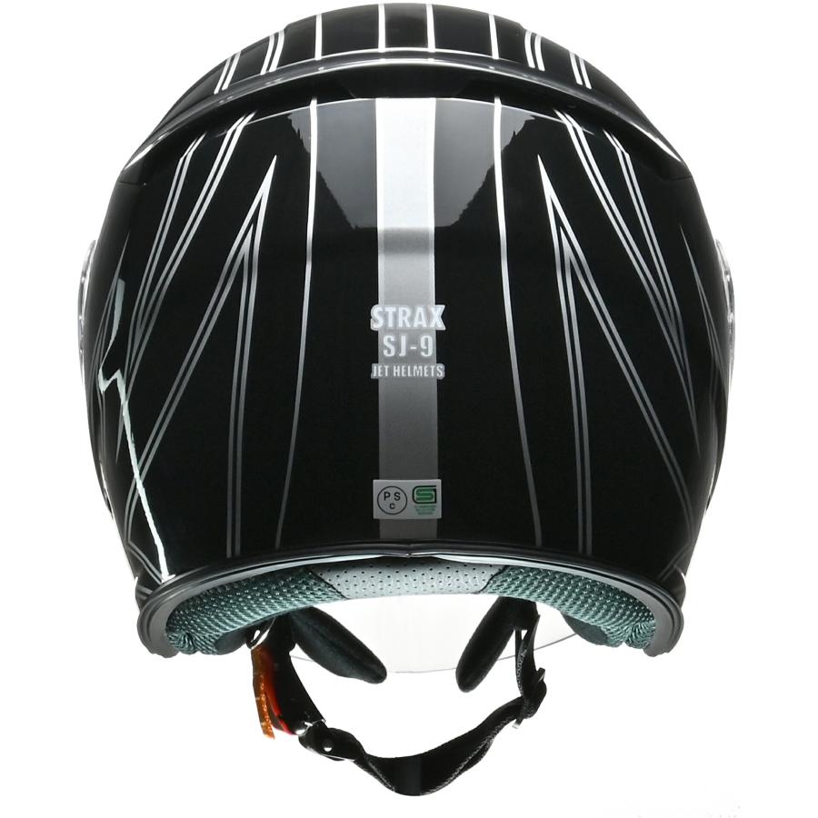 リード工業 LEAD バイク用 ジェット ヘルメット STRAX SJ-9 ブラック