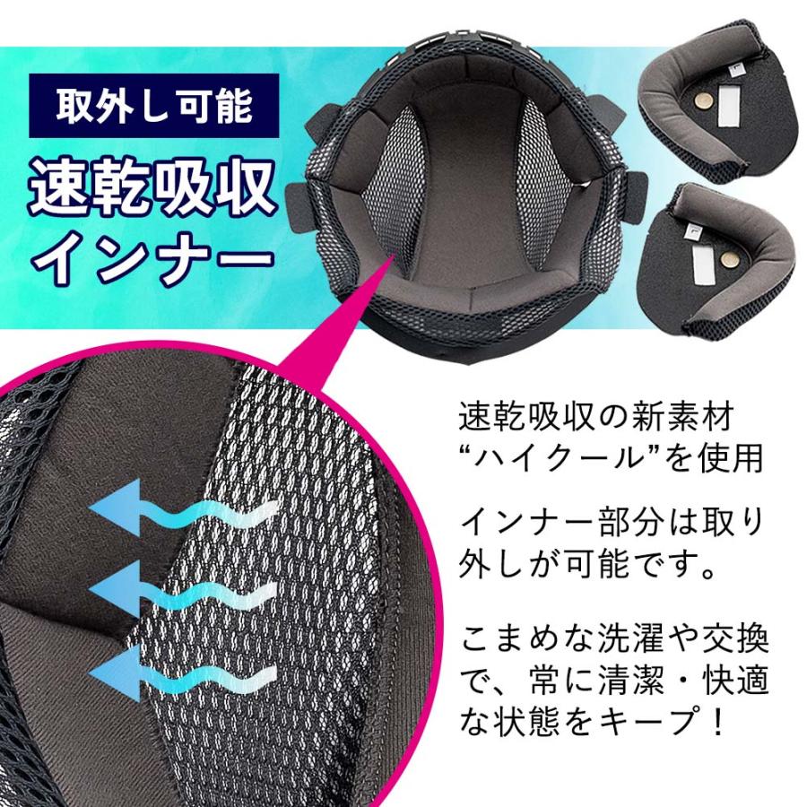 山城（YAMASHIRO） バイク用 ヘルメット ジェット 全排気量対応 YH-001