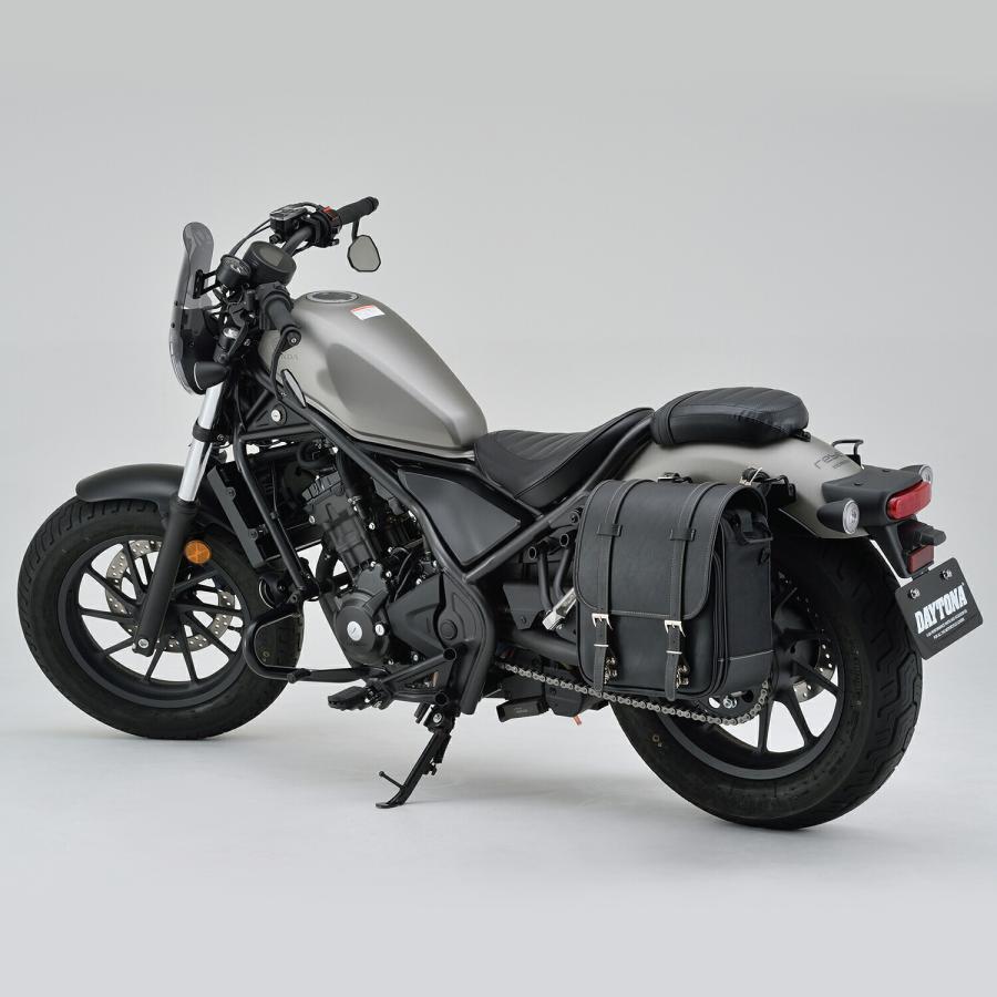 DAYTONA ヘンリービギンズ サドルバッグ18Lレインカバー付 欠品あり DAYTONA（デイトナ） ヘンリービギンズ バイク用 サイドバッグ 18L