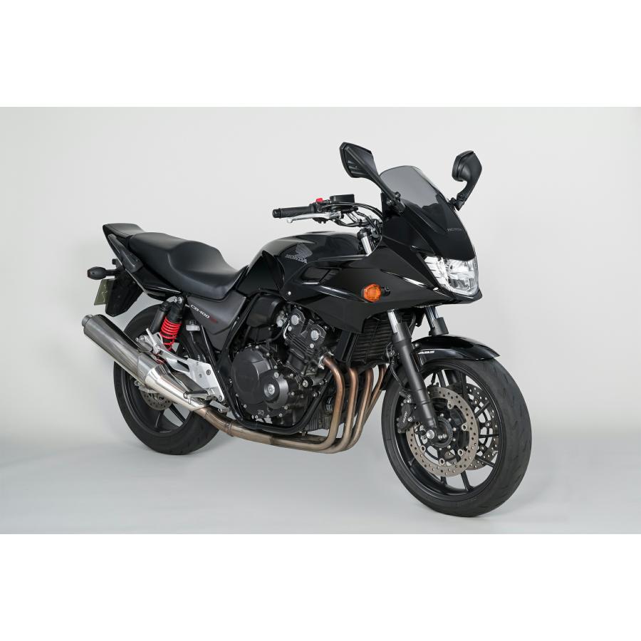 バイク タナックスバーエンドミラー ブラック TANAX タナックス バイクミラー ナポレオン カウリングミラー