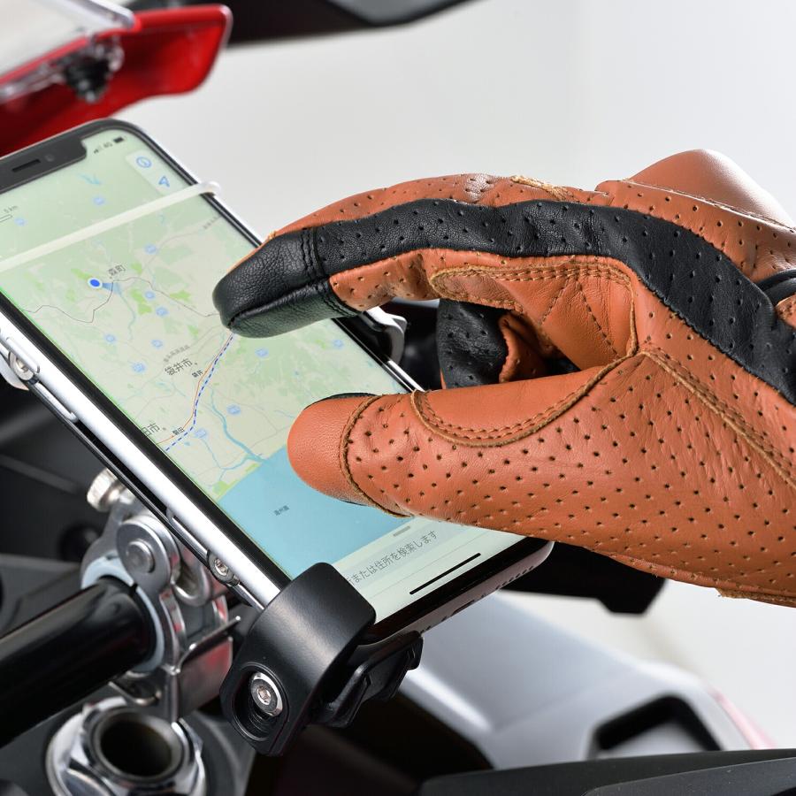 DAYTONA（デイトナ） バイクグローブ Mサイズ ブラウン カウレザー
