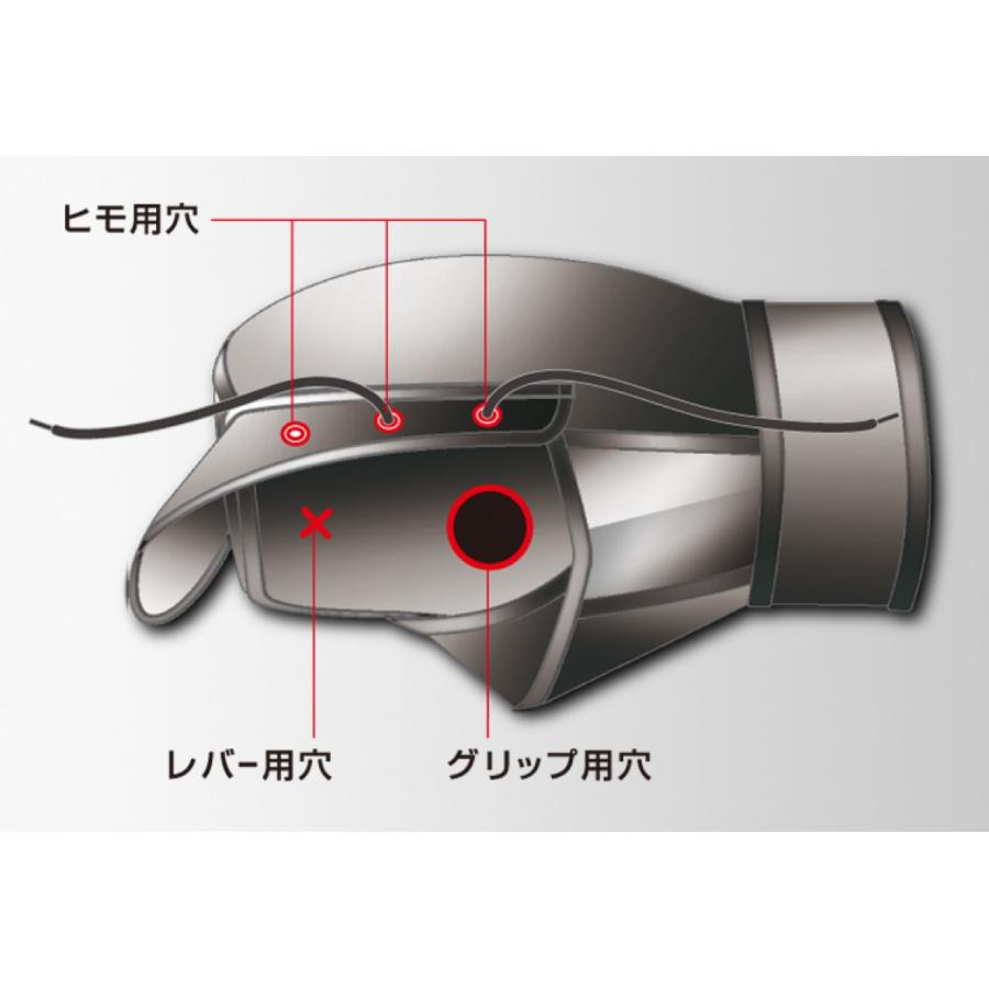 リード工業 LEAD バイク用 防寒 防風 コンパクトハンドルカバー